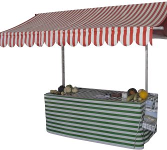 saia para barraca de feira