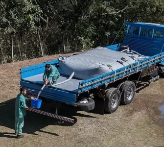 transporte de água